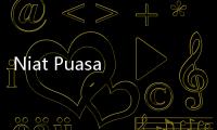 Niat Puasa Ganti Ramadan